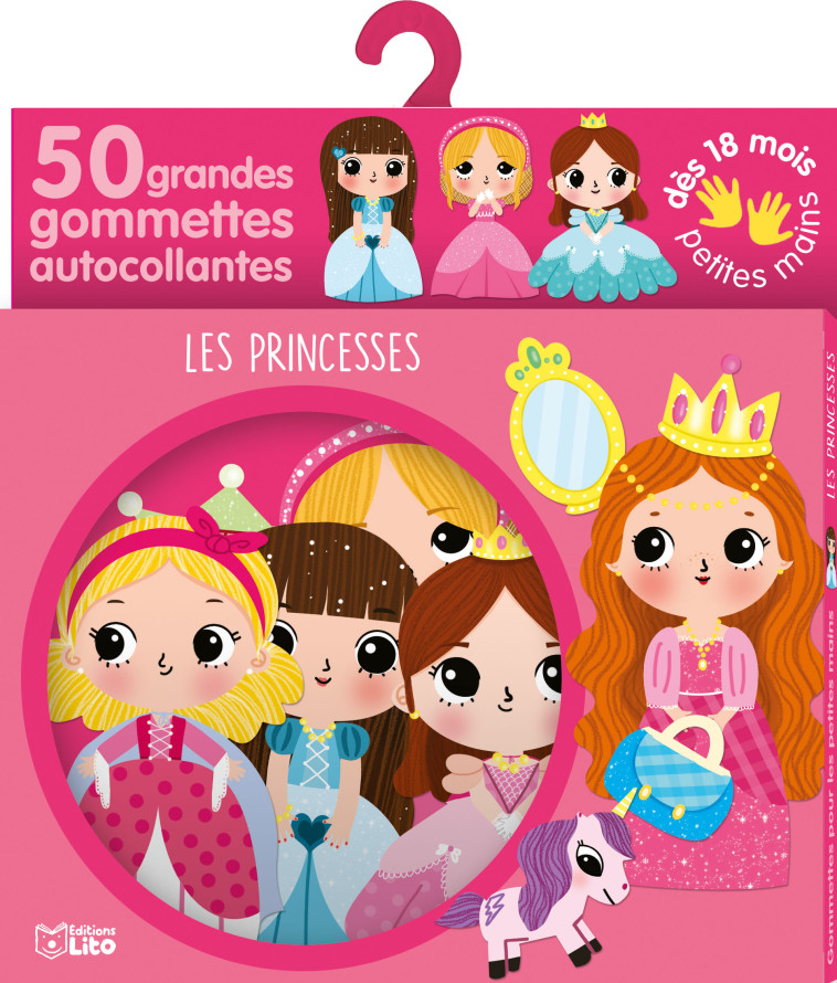 LES PRINCESSES 50 GRANDES GOMMETTES - XXX - LITO