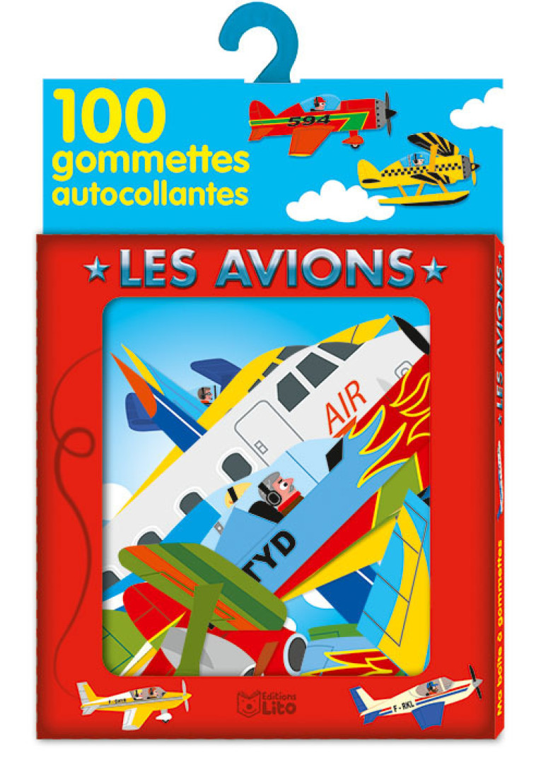 GOMMETTES LES AVIONS - CLAMENS MARC - LITO