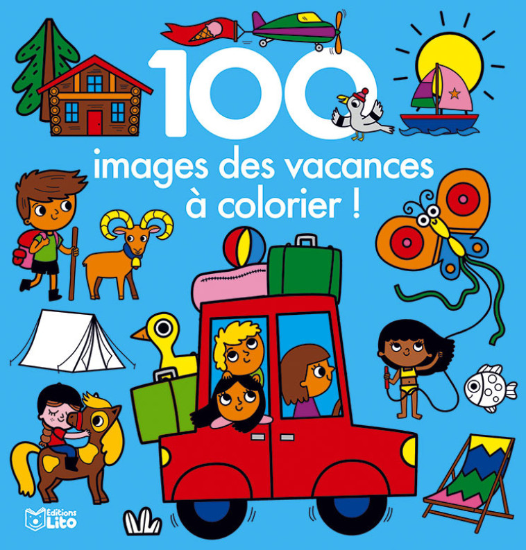 100 IMAGES A COLORIER VACANCES - XXX - LITO