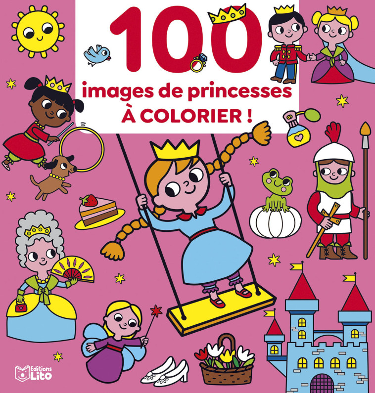 100 IMAGES DE PRINCESSES A COLORIER - KYPRIANOU - LITO