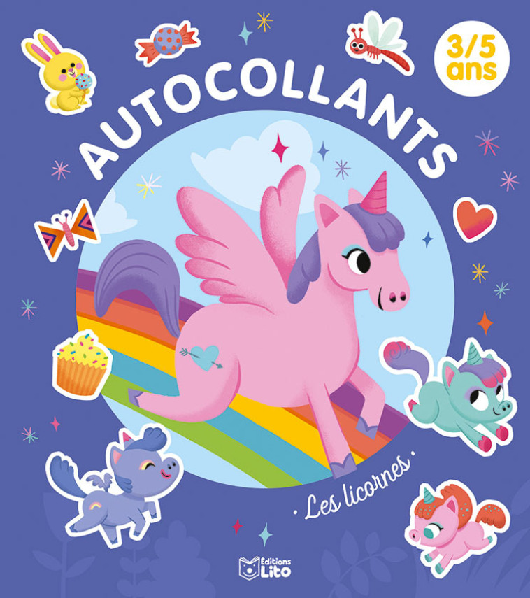 LES LICORNES AUTOCOLLANTS 3-5 ANS - XXX - LITO