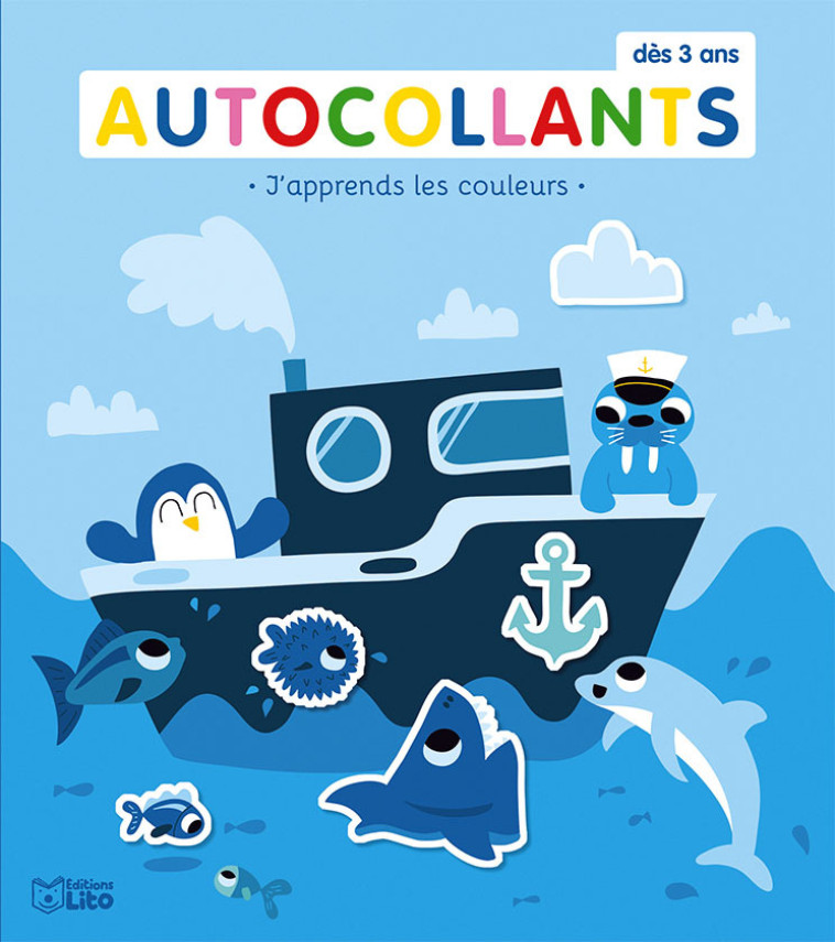 J'APPRENDS LES COULEURS AUTOCOLLANTS 3 ANS - XXX - LITO