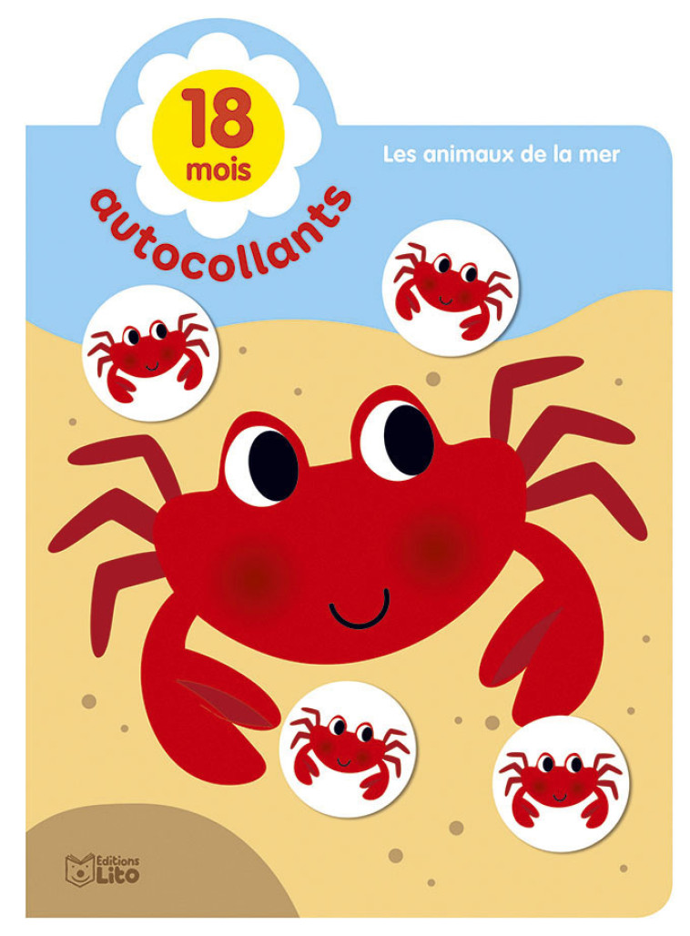 AUTOCOLANTS ANIMAUX DE LA MER 18 MOIS - XXX - LITO