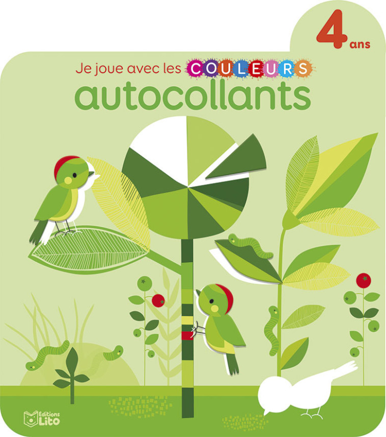 JE JOUE AVEC LES COULEURS AUTOCOLLANTS LES PETITES BETES 4 ANS - XXX - LITO