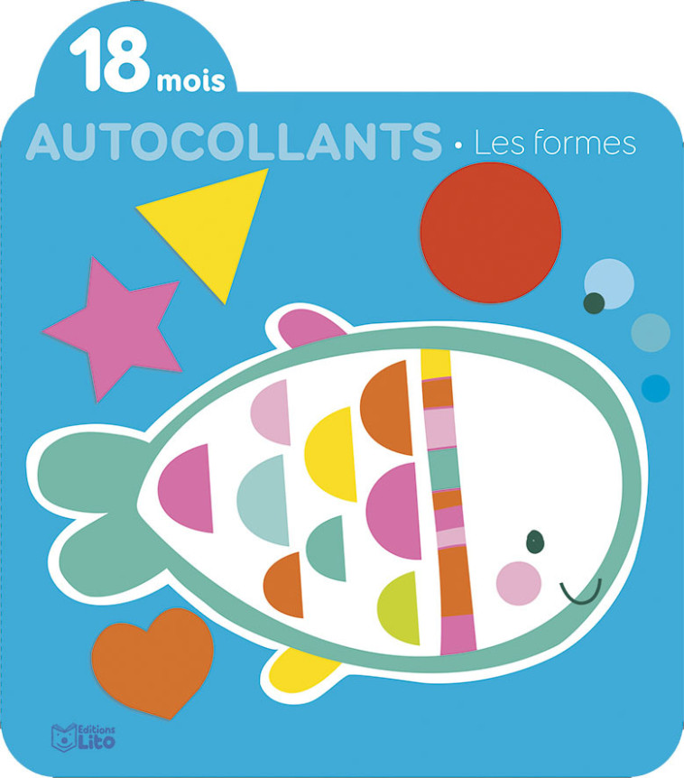 AUTOCOLLANTS LES FORMES 18 MOIS - POISSON - XXX - LITO