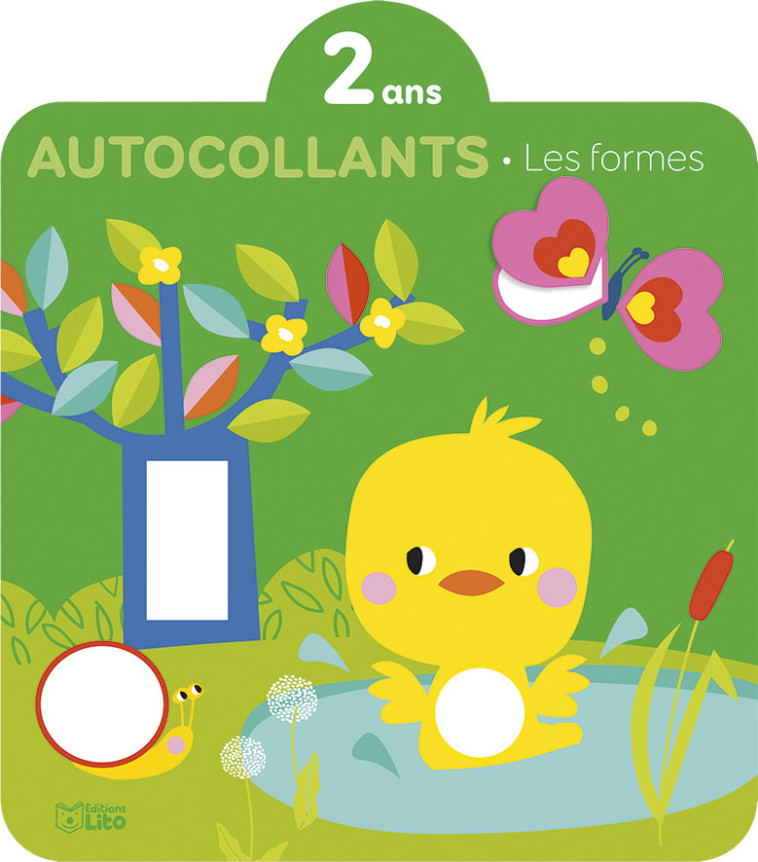 AUTOCOLLANTS 2 ANS - LES FORMES LE POUSSIN - XXX - LITO