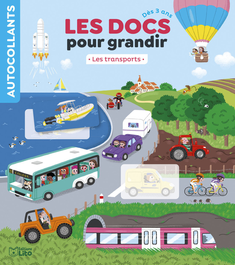 LES DOCS POUR GRANDIR - LES TRANSPORTS (DES 3 ANS) - XXX - LITO