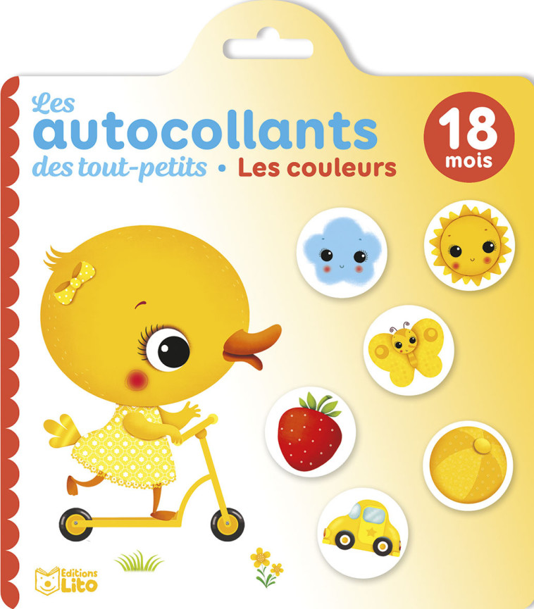 AUTOCOLLANTS DES  TOUT PETITS LE JARDIN 18 MOIS - GIORDANO - LITO