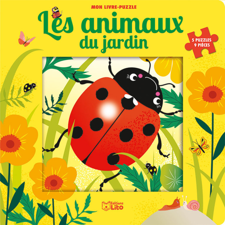 LES ANIMAUX DU JARDIN 9 PIECES - XXX - LITO