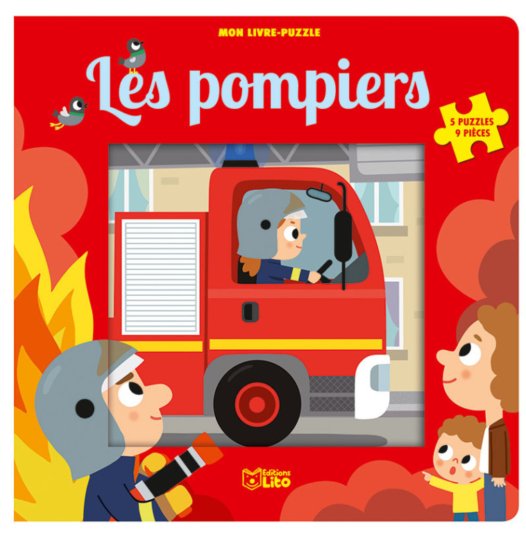 LES POMPIERS 9 PIECES - XXX - LITO