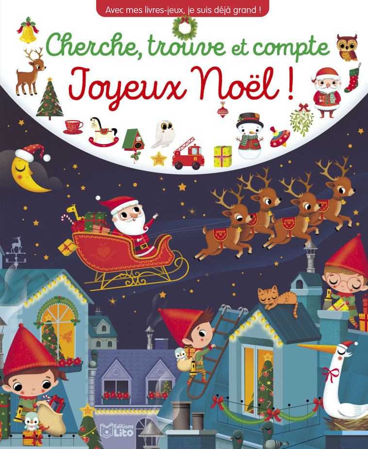 CHERCHE TROUVE ET COMPTE JOYEUX NOEL - GIORDANO - LITO