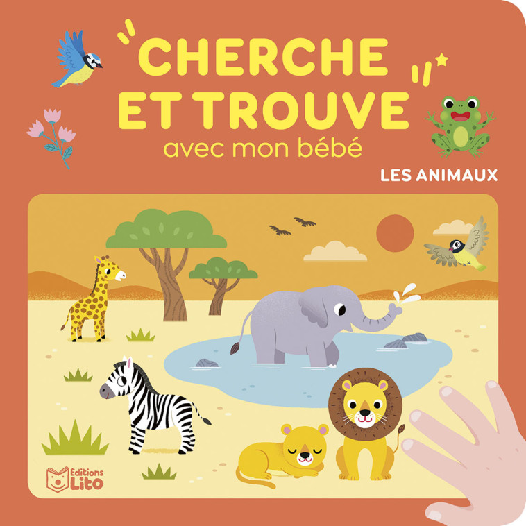 CHERCHE ET TROUVE AVEC MON BEBE LES ANIMAUX - WU YI-HSUAN - LITO