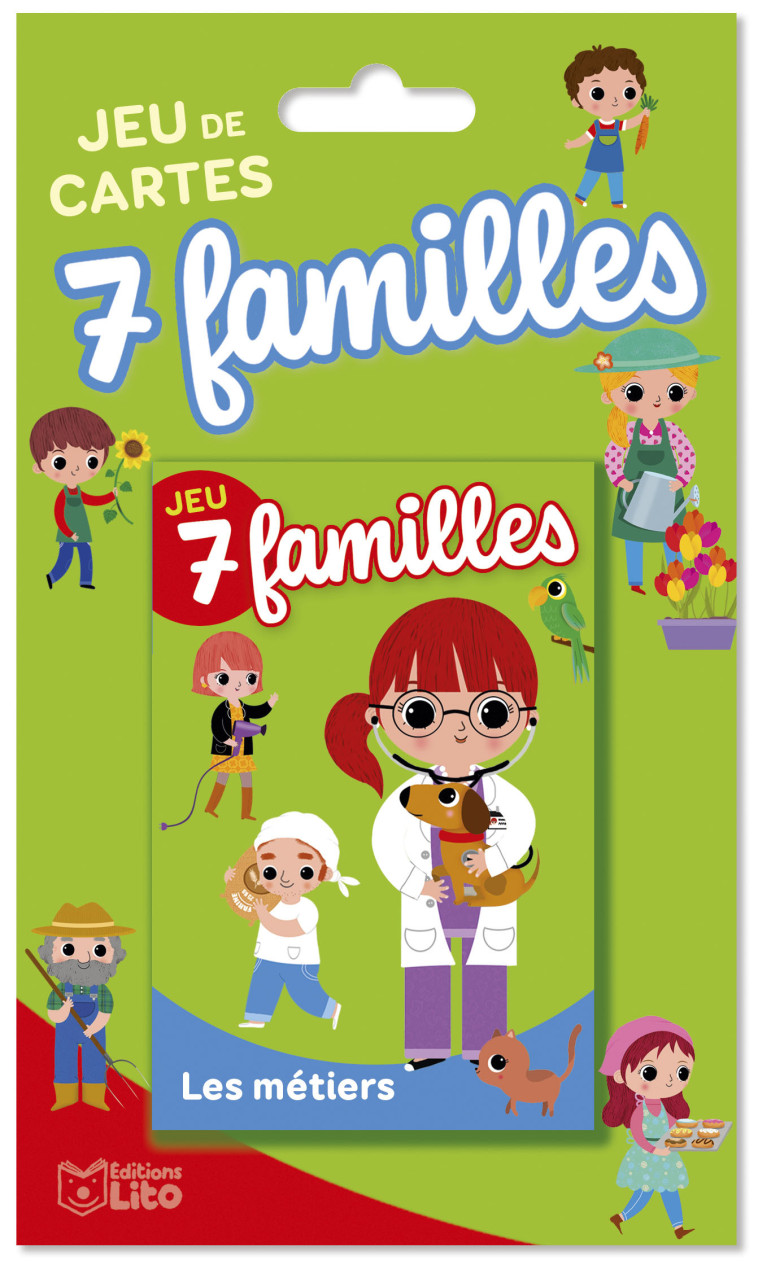 JEUX 7 FAMILLES - LES METIERS - BARETTI SONIA - LITO