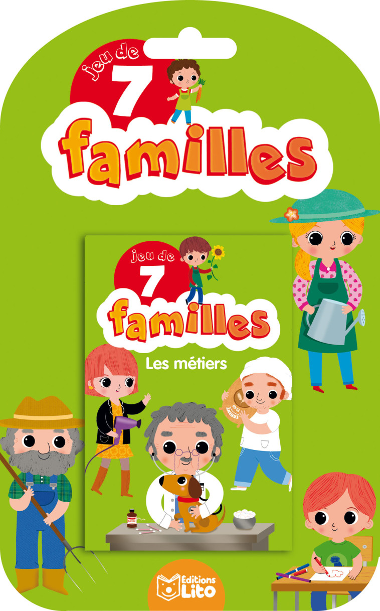 JEUX  7 FAMILLES LES METIERS - XXX - LITO