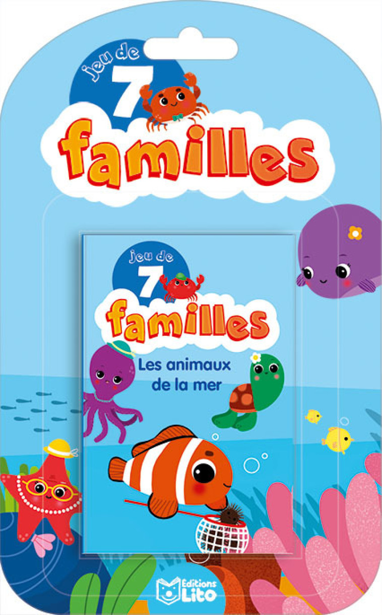 JEUX 7 FAMILLES ANIMAUX MER - XXX - LITO