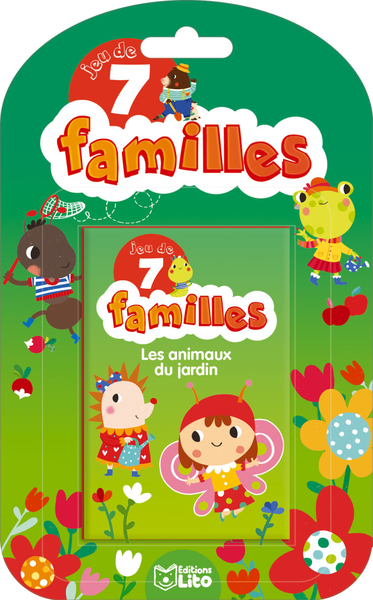 JEUX 7 FAMILLES ANIMAUX JARDIN - XXX - LITO