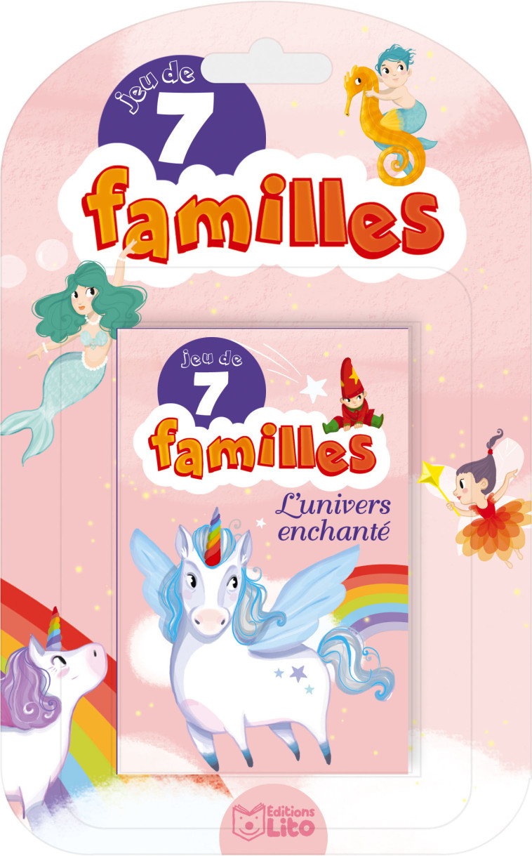 JEUX 7 FAMILLES MONDE ENCHANTE - XXX - LITO