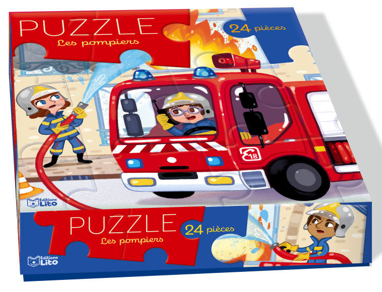 MES PUZZLES LES POMPIERS - XXX - LITO