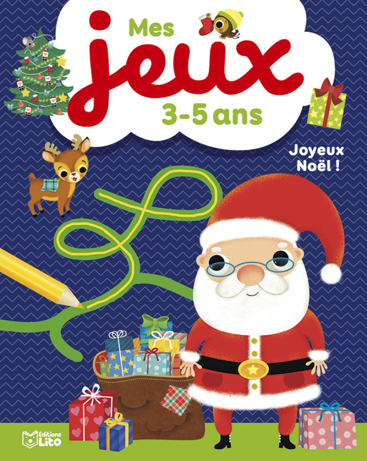 MES JEUX 3-5 ANS JOYEUX NOEL - FLORINO - LITO