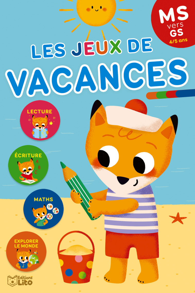 JEUX DE VACANCES MOYENNE SECTION - XXX - LITO