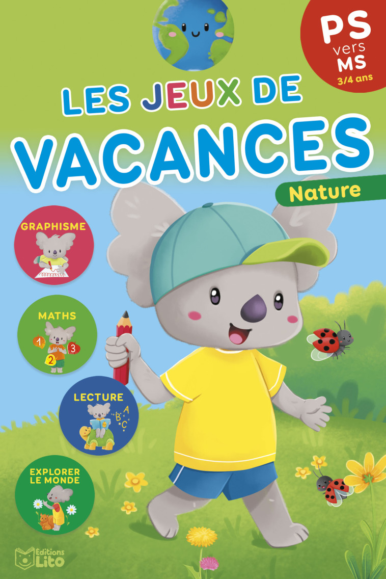 LES JEUX DE VACANCES PS VERS MS - NATURE - XXX - LITO