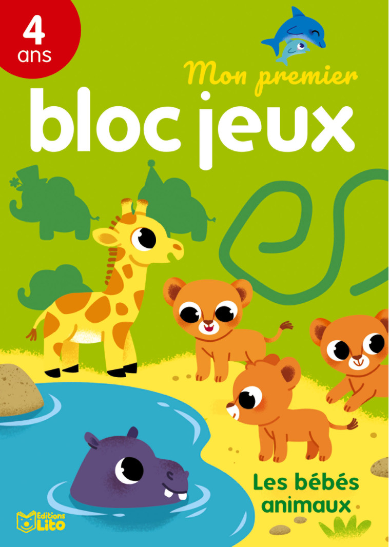 MON 1ER BLOC JEUX BEBES ANIMAUX - XXX - LITO