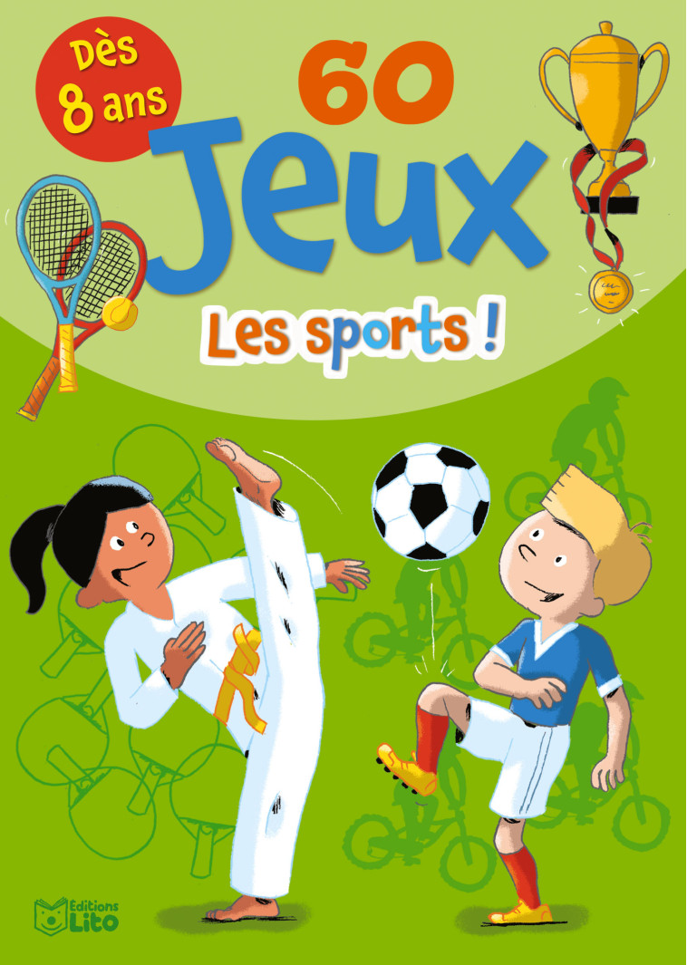 BLOC 60 JEUX LES SPORTS DES 8 ANS - XXX - LITO