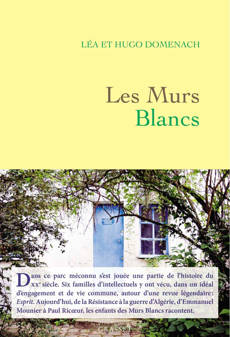 LES MURS BLANCS - DOMENACH - GRASSET