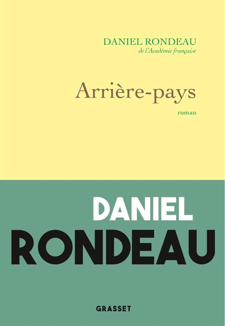 ARRIERE-PAYS - RONDEAU DANIEL - GRASSET