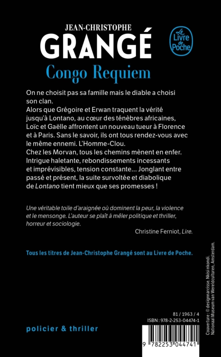 CONGO REQUIEM - GRANGE J-C. - LGF