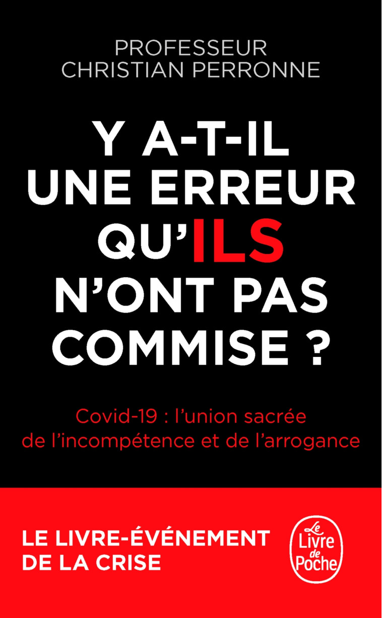 Y A-T-IL UNE ERREUR QU'ILS N'ONT PAS COMMIS E ? - PERRONNE CHRISTIAN - LGF