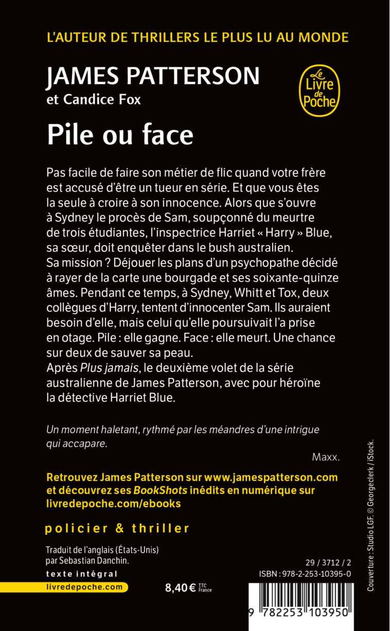 PILE OU FACE - PATTERSON/FOX - LGF