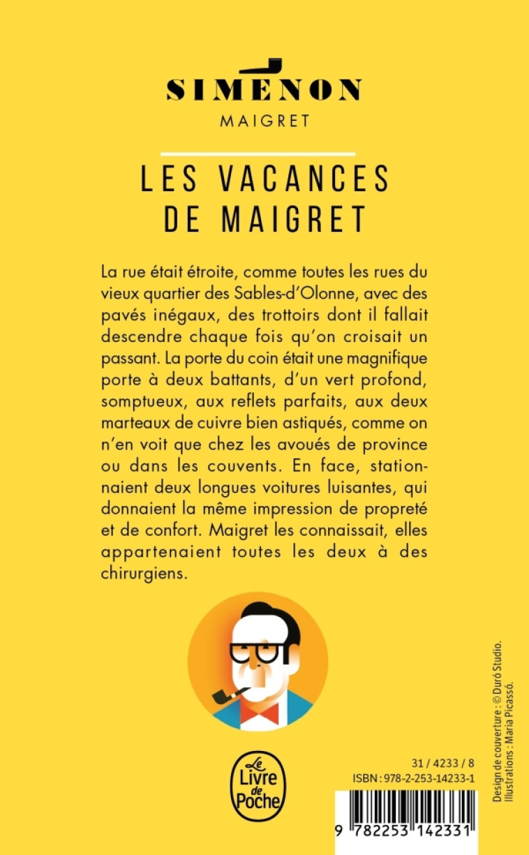 LES VACANCES DE MAIGRET - SIMENON GEORGES - LGF