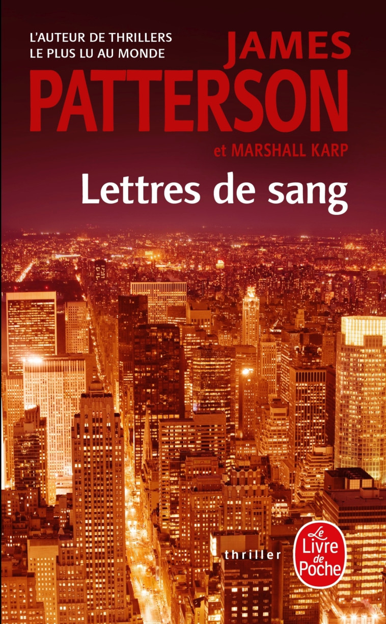 LETTRES DE SANG - PATTERSON/KARP - LGF