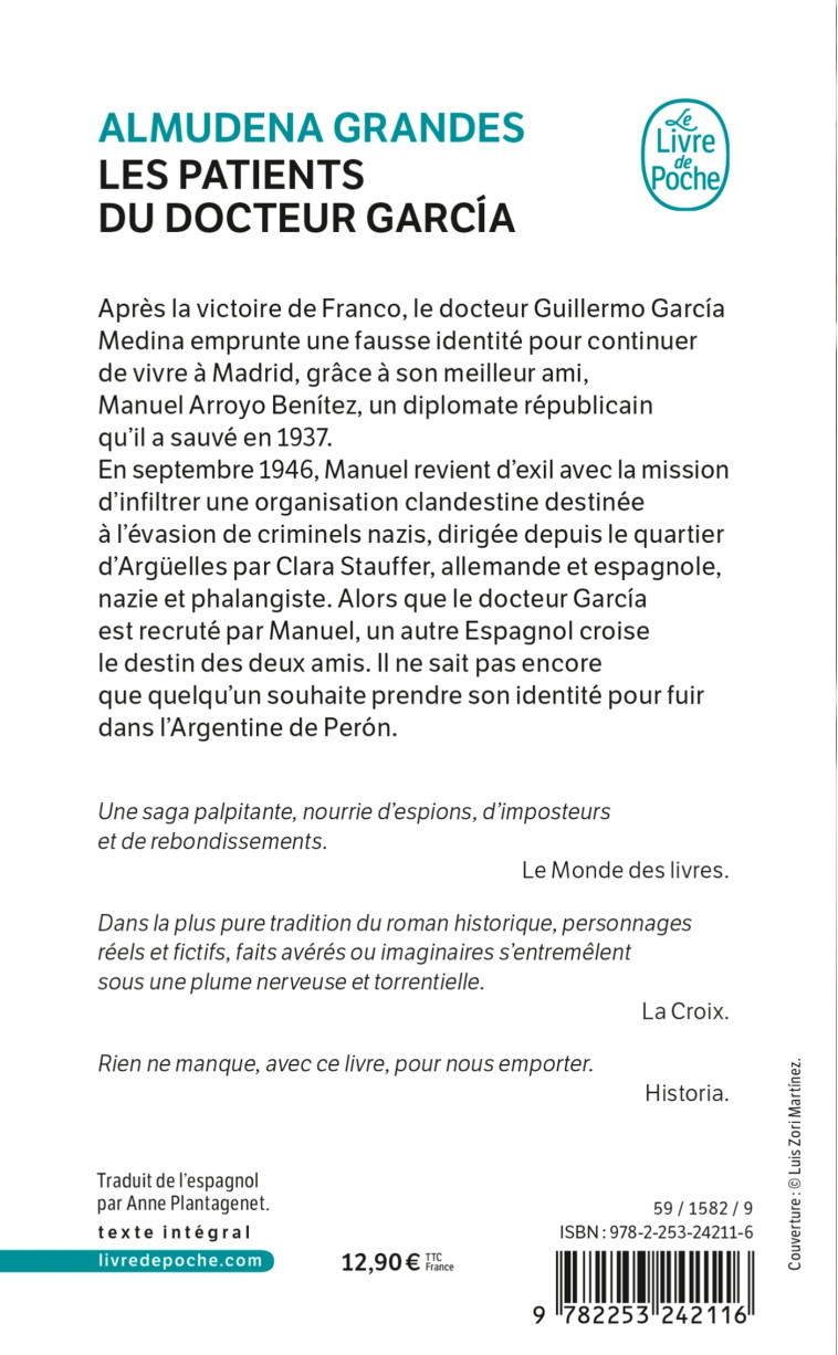 LES PATIENTS DU DOCTEUR GARCIA - GRANDES ALMUDENA - LGF