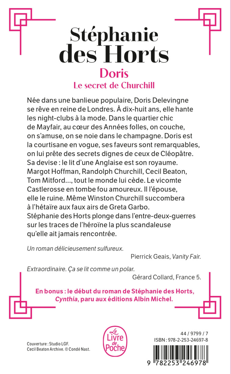 DORIS, LE SECRET DE CHURCHILL - DES HORTS STEPHANIE - LGF