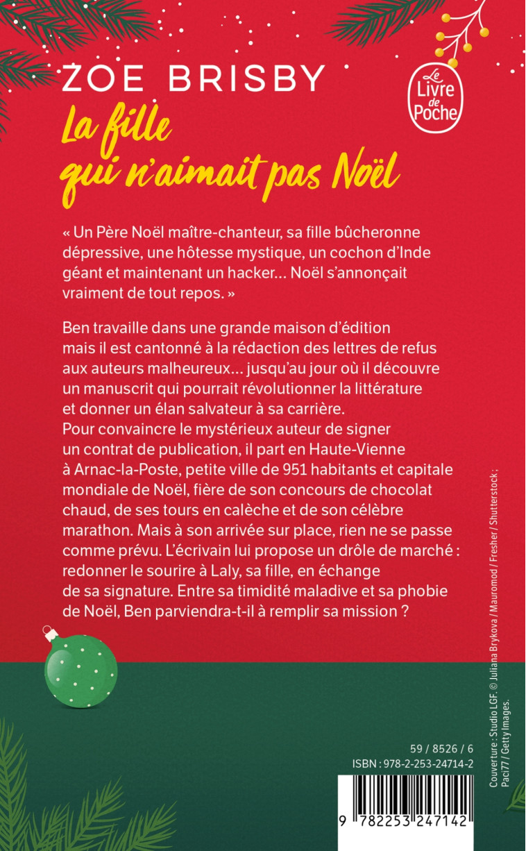 LA FILLE QUI N'AIMAIT PAS NOEL - BRISBY ZOE - LGF