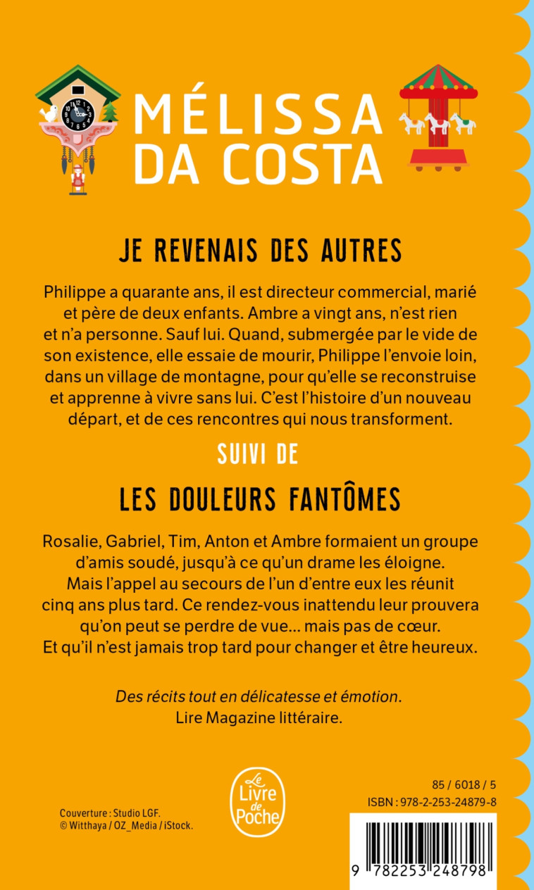 JE REVENAIS DES AUTRES - LES DOULEURS FANTOMES - EDITION COLLECTOR - DA COSTA MELISSA - LGF