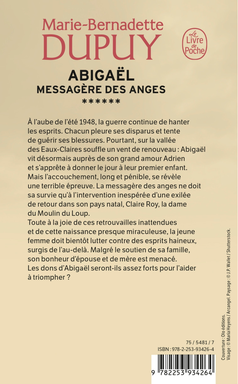 ABIGAEL, MESSAGERE DES ANGES (ABIGAEL, TOME 6) - DUPUY M-B. - LGF