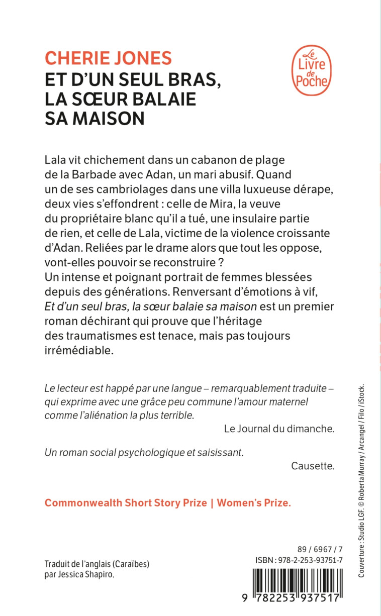 ET D'UN SEUL BRAS, LA SOEUR BALAIE SA MAISON - JONES CHERIE - LGF