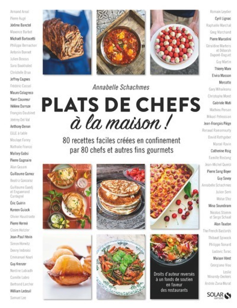 PLATS DE CHEFS A LA MAISON - SCHACHMES ANNABELLE - SOLAR