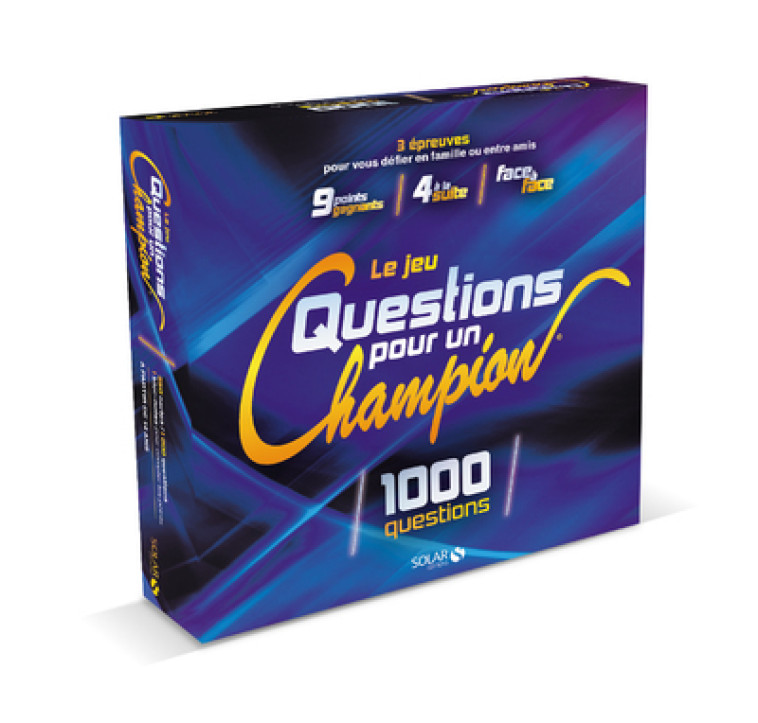 LE JEU QUESTIONS POUR UN CHAMPION - COLLECTIF - SOLAR