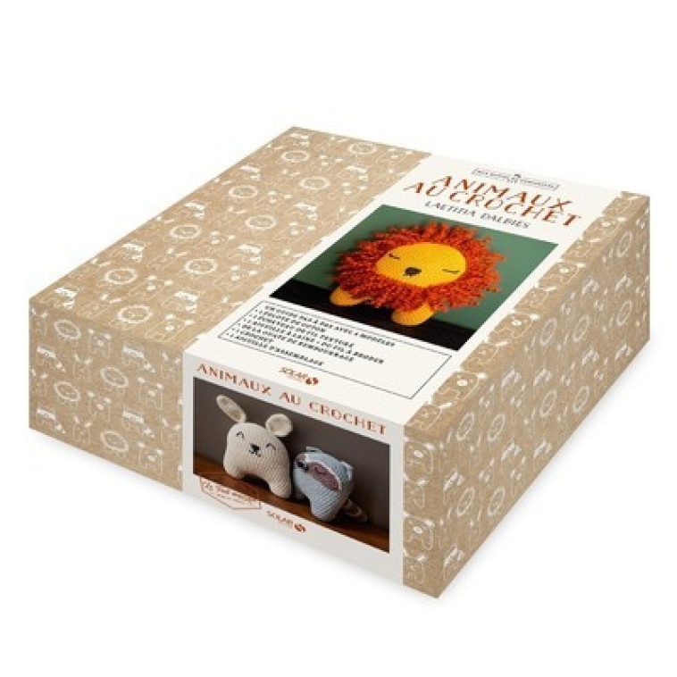 COFFRET ANIMAUX AU CROCHET - DALBIES LAETITIA - SOLAR