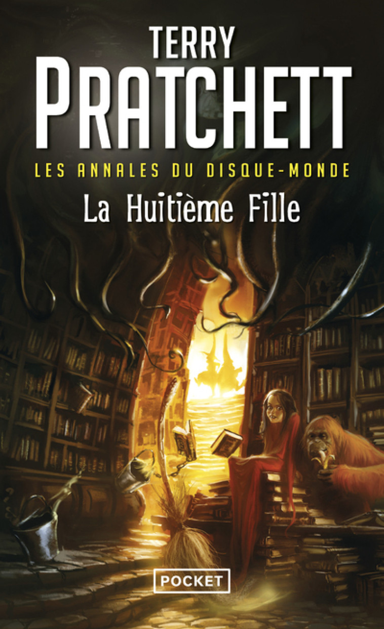 LES ANNALES DU DISQUE-MONDE T03 LA HUITIEME FILLE - PRATCHETT/SIMONETTI - POCKET