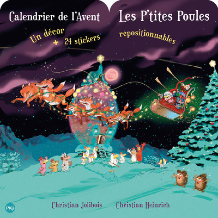 CALENDRIER DE L'AVENT LES P'TITES POULES - JOLIBOIS/HEINRICH - POCKET JEUNESSE