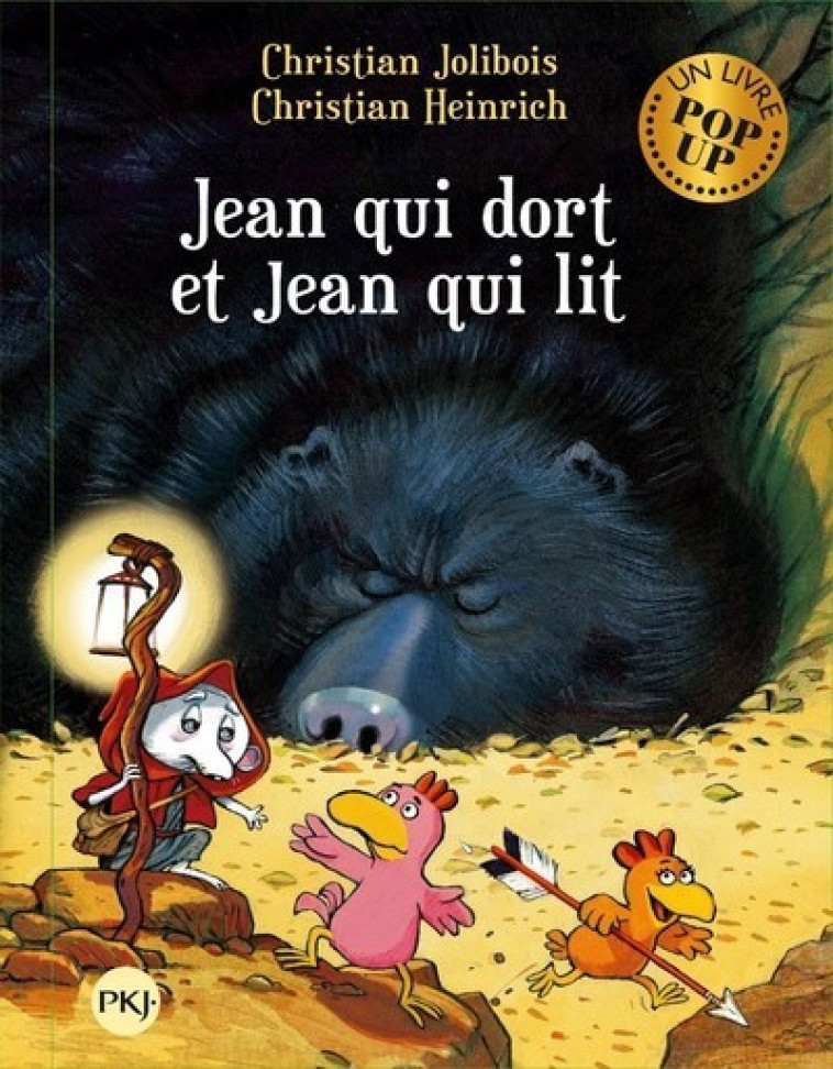 JEAN QUI DORT ET JEAN QUI LIT POP UP - JOLIBOIS/HEINRICH - POCKET JEUNESSE