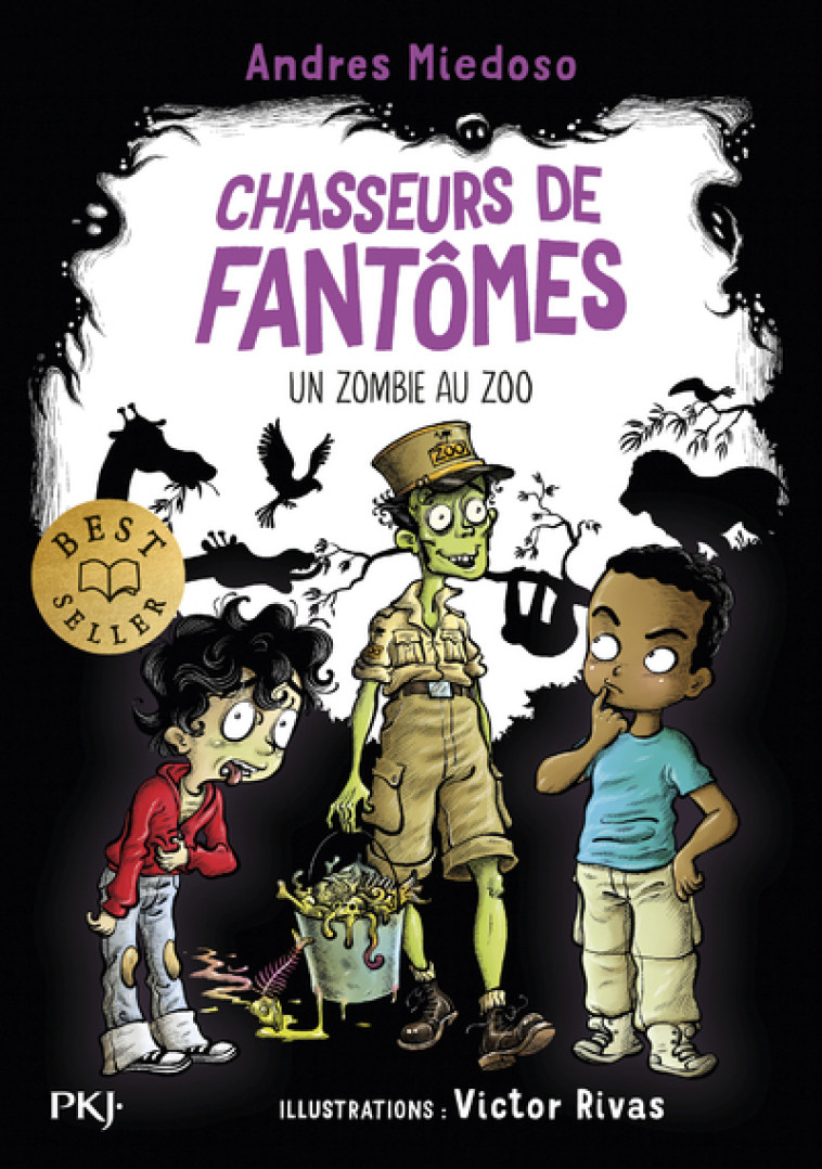 CHASSEURS DE FANTOMES T04 UN ZOMBIE AU ZOO - RIVAS/MIEDOSO - POCKET JEUNESSE