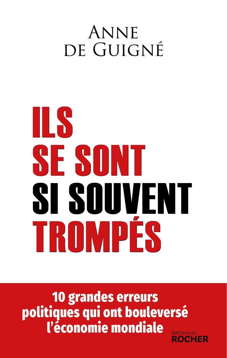 ILS SE SONT SI SOUVENT TROMPES - DE GUIGNE ANNE - DU ROCHER