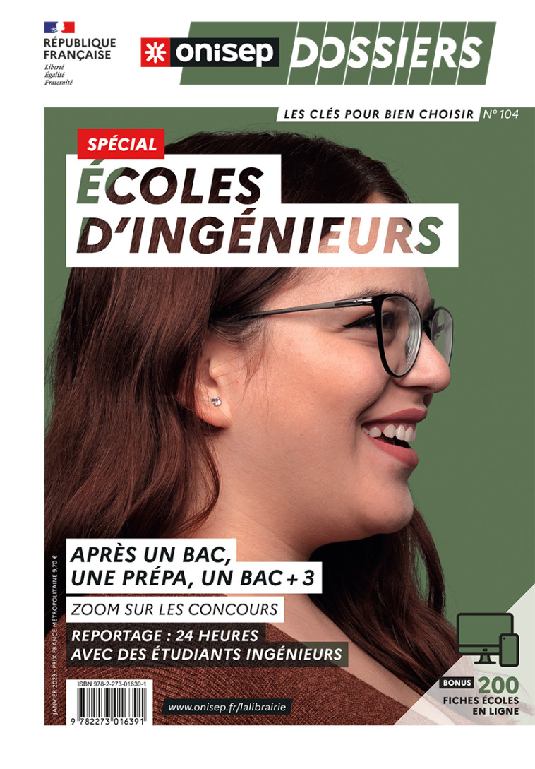 ECOLES D'INGENIEURS ED 2023 - COLLECTIF - ONISEP