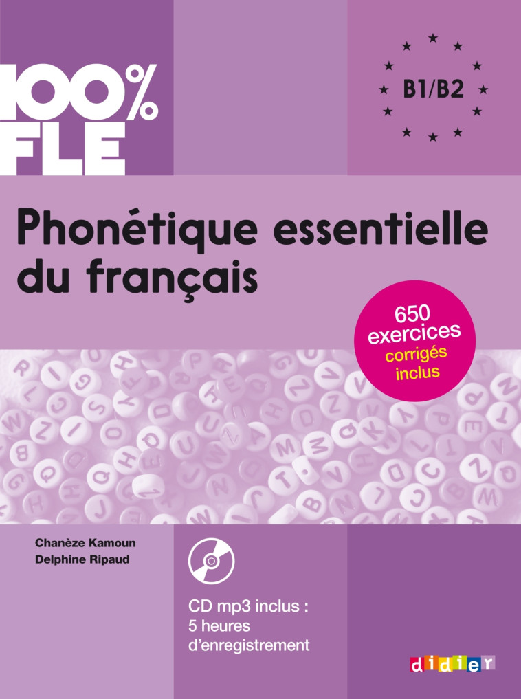 PHONETIQUE ESSENTIELLE DU FRANCAIS NIV. B1/ B2 - LIVRE + CD CASE 1 - RIPAUD DELPHINE - DIDIER